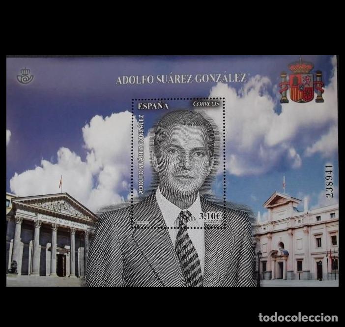 Sellos: Edifil 4837 MNH Retrato de Adolfo Suarez SIN FIJA SELLO Espa&ntilde;a 2013