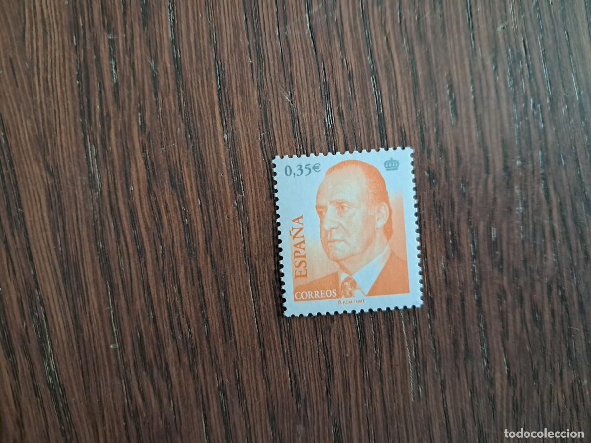 Sellos: Sello Nuevo. Serie B&aacute;sica Rey Juan Carlos . Sello de 0.35 Euros. 28 Enero de 2005. EDIFIL 4143.