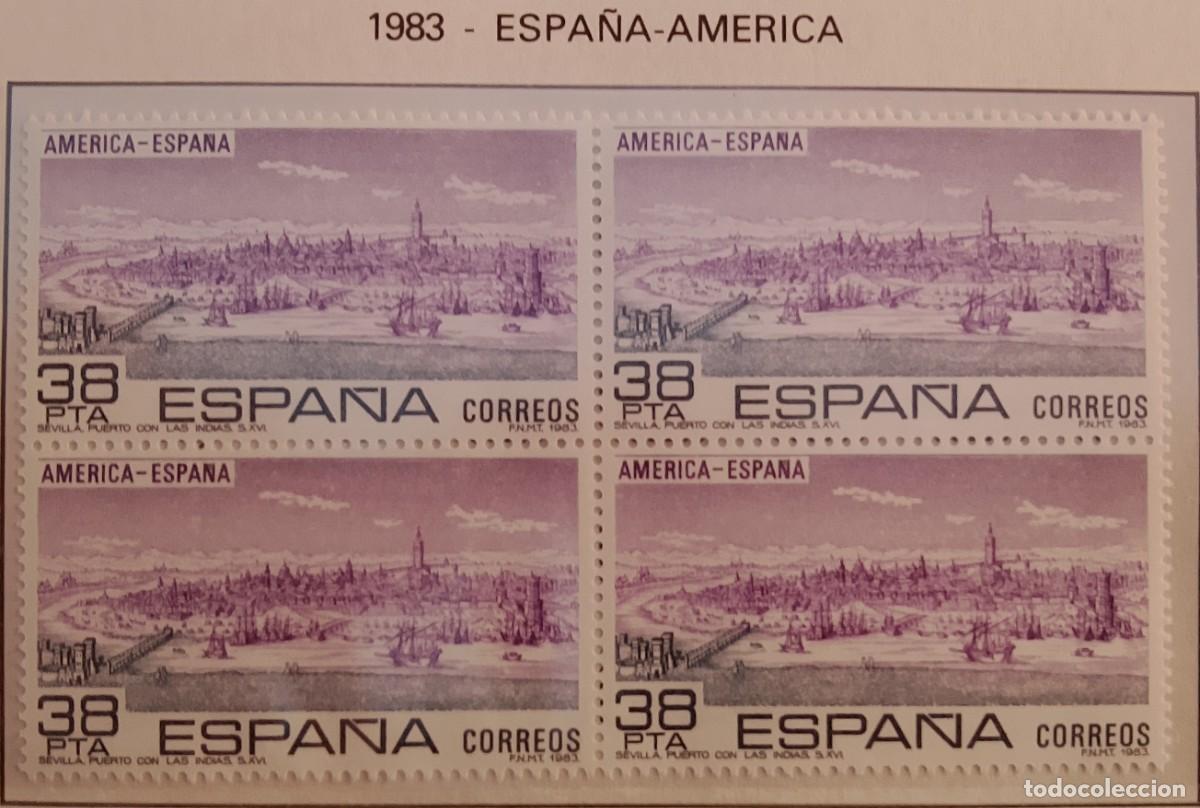 Timbres: Sellos Bloques de 4. Edifil 2720. 44&deg; Congreso del Instituto Internacional de Estad&iacute;stica. A&ntilde;o 1983.