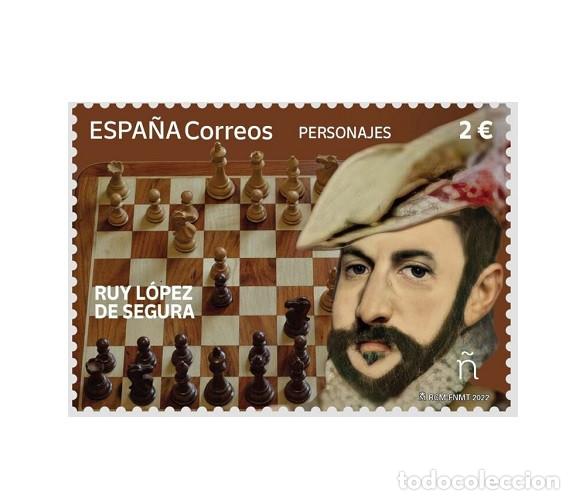 Sellos: Edifil 5594 MNH Ruy Lopez de Segura SIN FIJA SELLO Espa&ntilde;a 2022