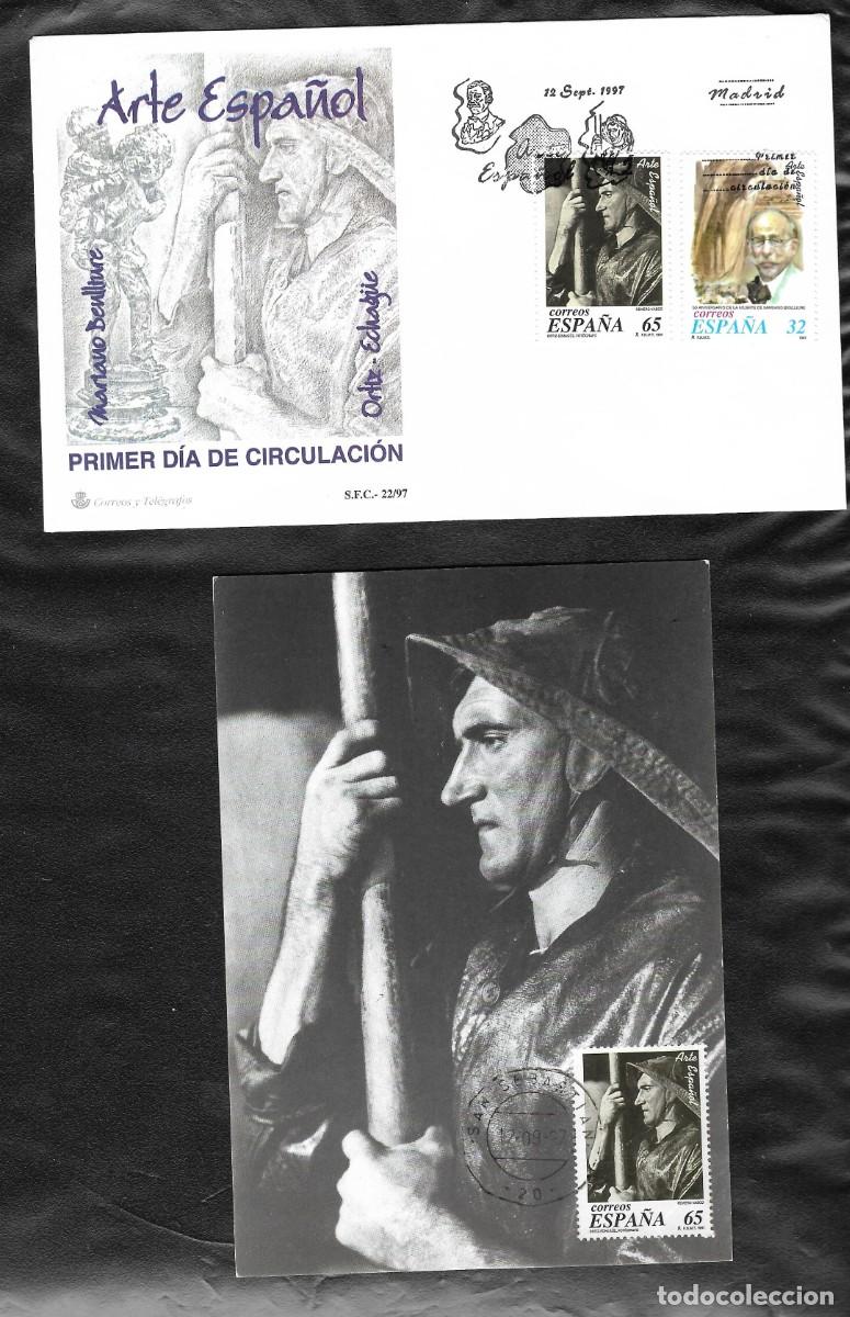 Sellos: SPD y tarjeta. Ortiz Echag&uuml;e. Remero Vasco . Arte espa&ntilde;ol. 1997