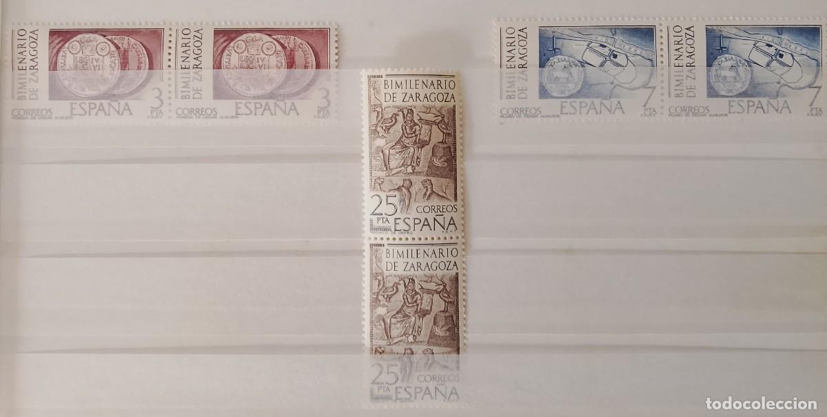 Briefmarken: Sellos Bloques de 2. Edifil 2319/21. Bimilenario de Zaragoza. A&ntilde;o 1976.