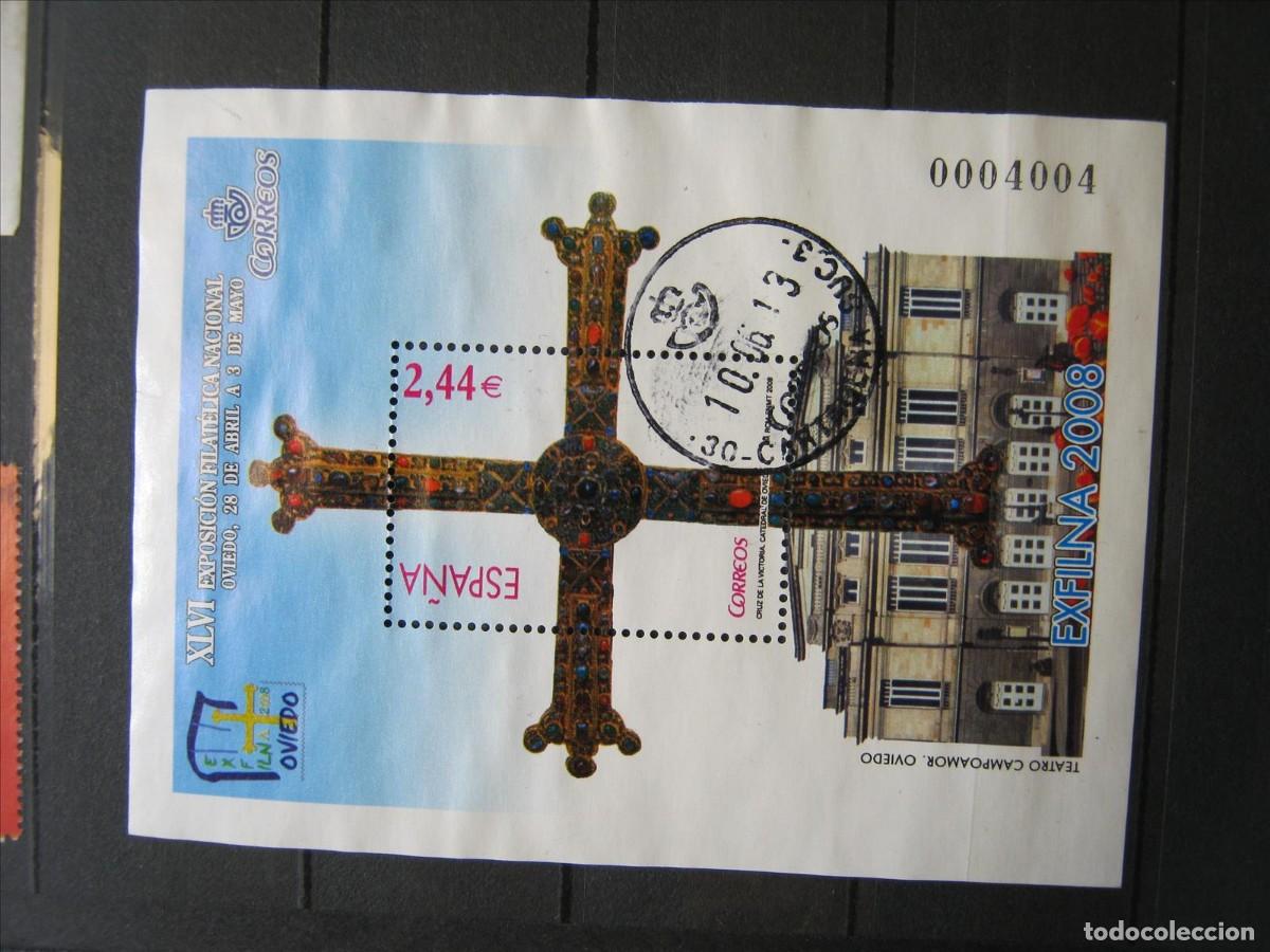 Sellos: ESPA&Ntilde;A 2008 EDIFIL 4411 HOJA BLOQUE USADA.