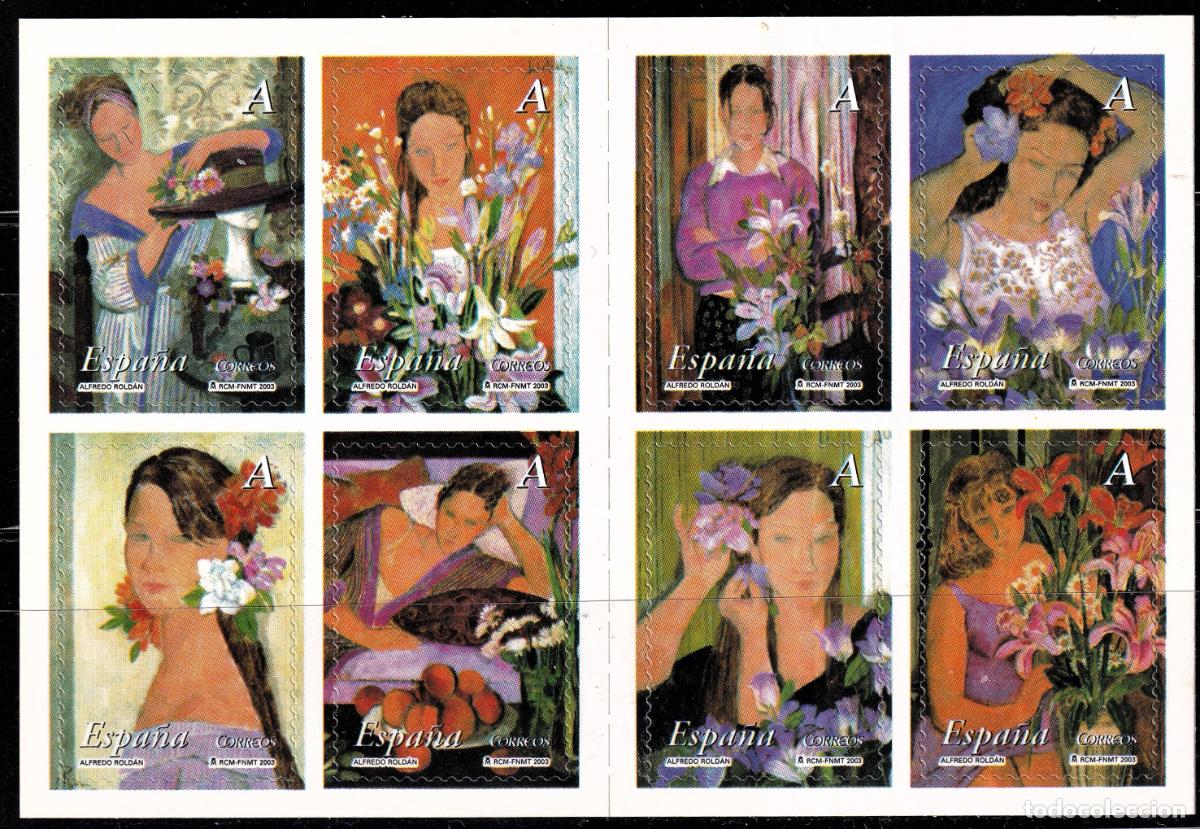 Timbres: Oferta sellos en euros a&ntilde;o 2003 edifil 4003/10 en nuevo con gran descuento sobre facial