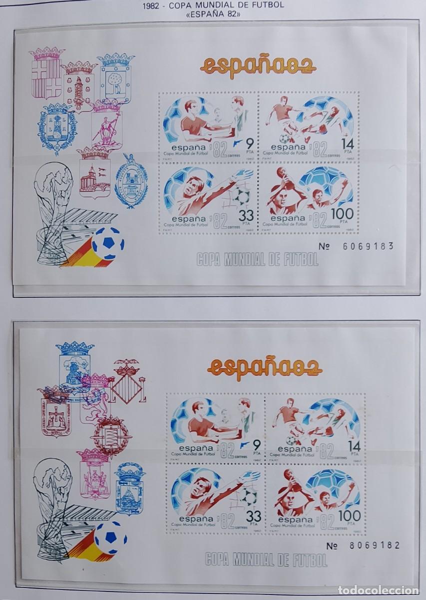 Briefmarken: Sellos Hoja bloque. Edifil 2660/61. Campeonato Mundial de F&uacute;tbol Espa&ntilde;a-82 (4&ordf; Serie). A&ntilde;o 1982.