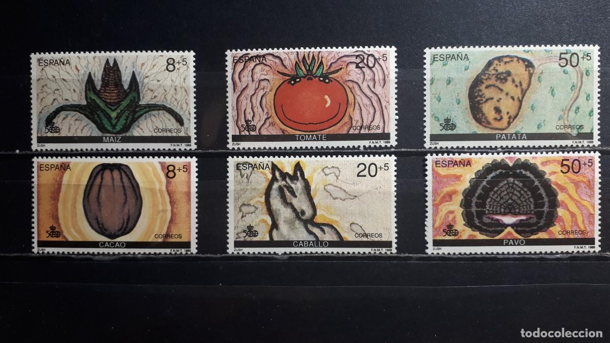 Sellos: Espa&ntilde;a. A&ntilde;o 1989. **. Edifil. 3029/34