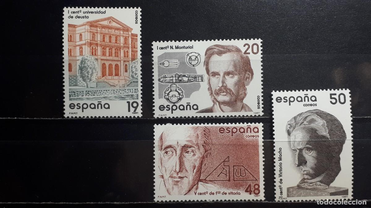 Sellos: Espa&ntilde;a. A&ntilde;o 1987. **. Edifil. 2880/4, falta 2882