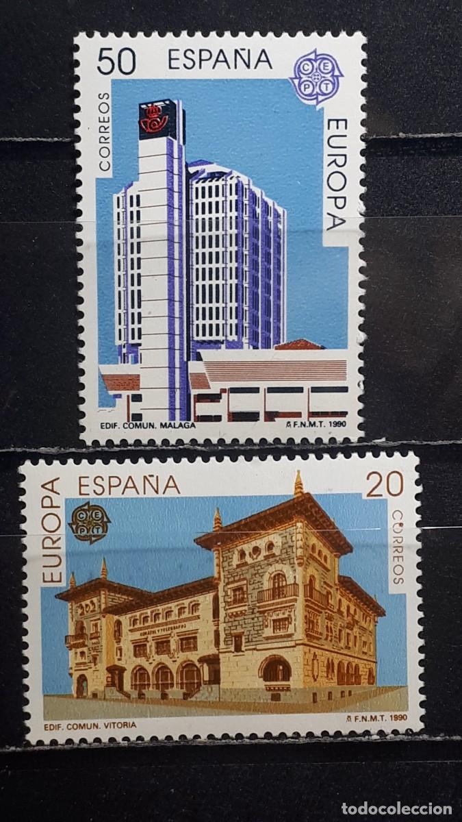 Sellos: Espa&ntilde;a. A&ntilde;o 1990. **. Edifil. 3058/9