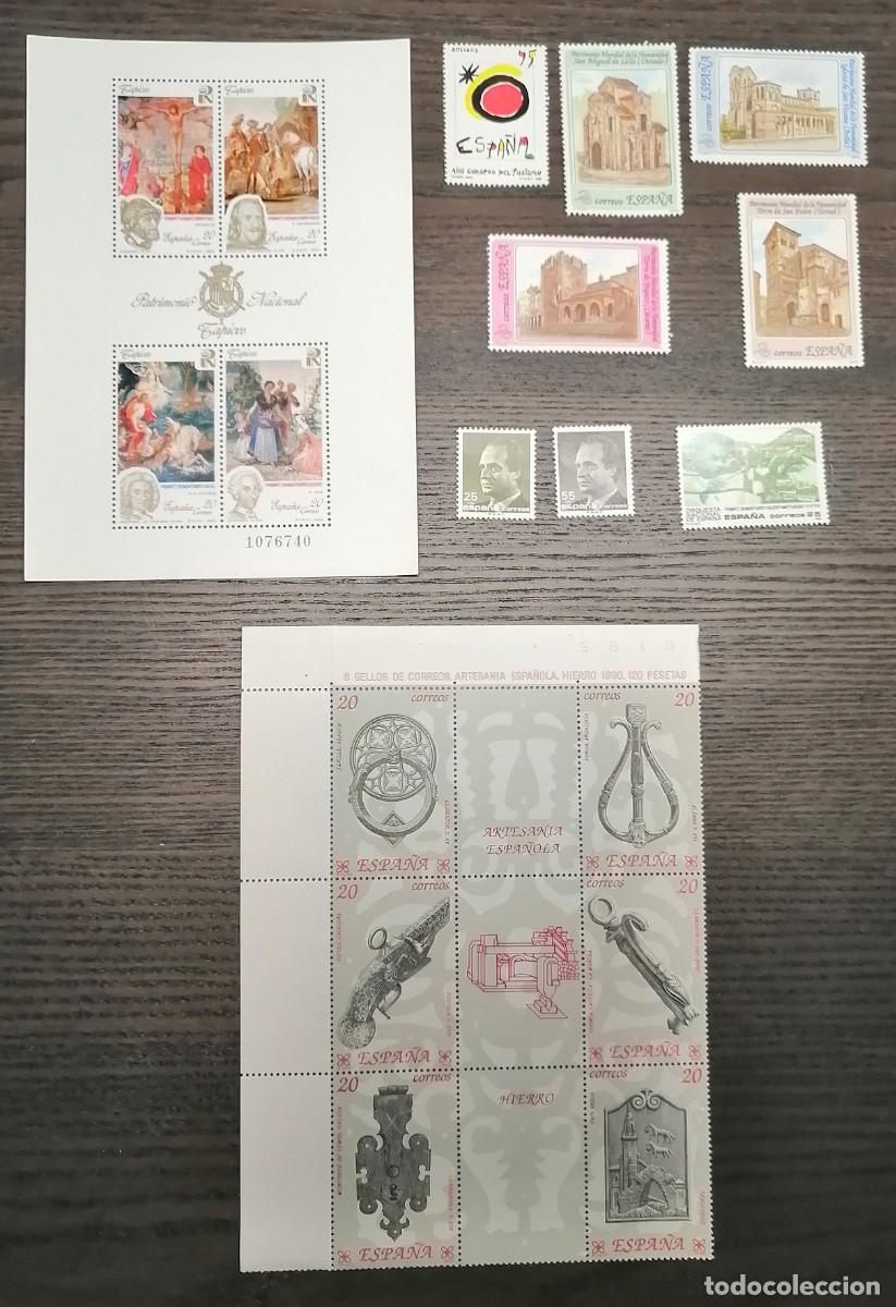 Briefmarken: Sellos de Espa&ntilde;a nuevos. A&ntilde;o 1990. Ver fotos