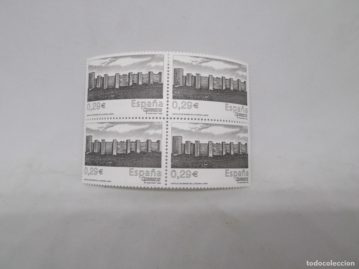Sellos: Espa&ntilde;a 2006 Castillo de Ba&ntilde;os de la Encina (Ja&eacute;n).Bloque de cuatro nuevos
