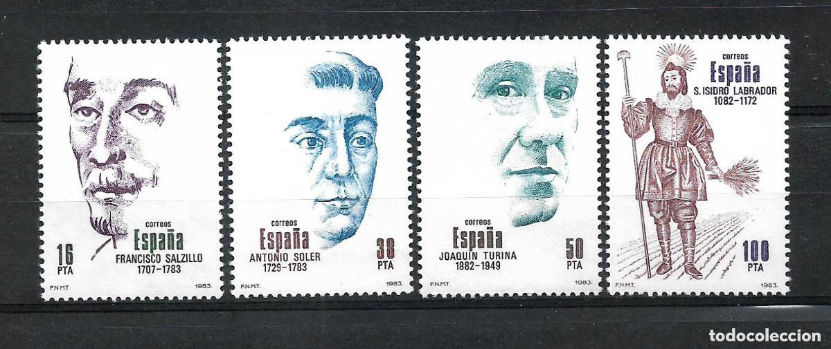 Sellos: espa&ntilde;a 1983 edifil 2705/2708 ** mnh - 7-3