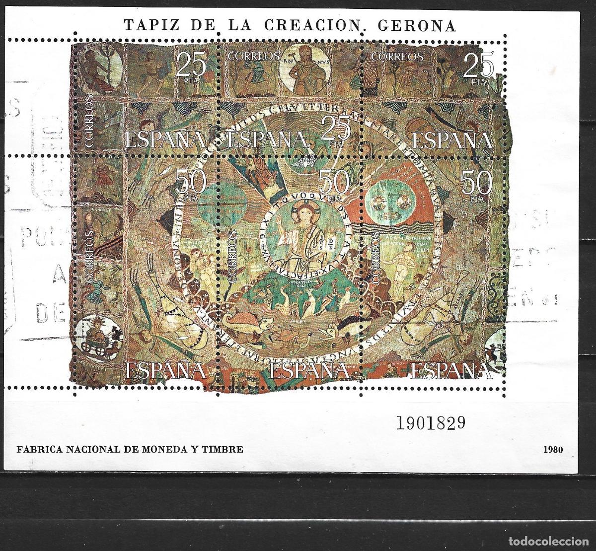 Sellos: ESPA&Ntilde;A HOJA BLOQUE EDIFIL NUM. 2591 USADA