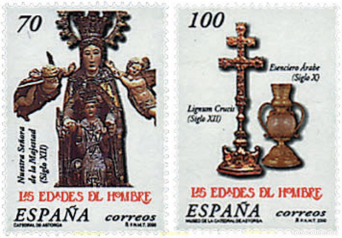 Sellos: 83145 MNH ESPA&Ntilde;A 2000 LAS EDADES DEL HOMBRE