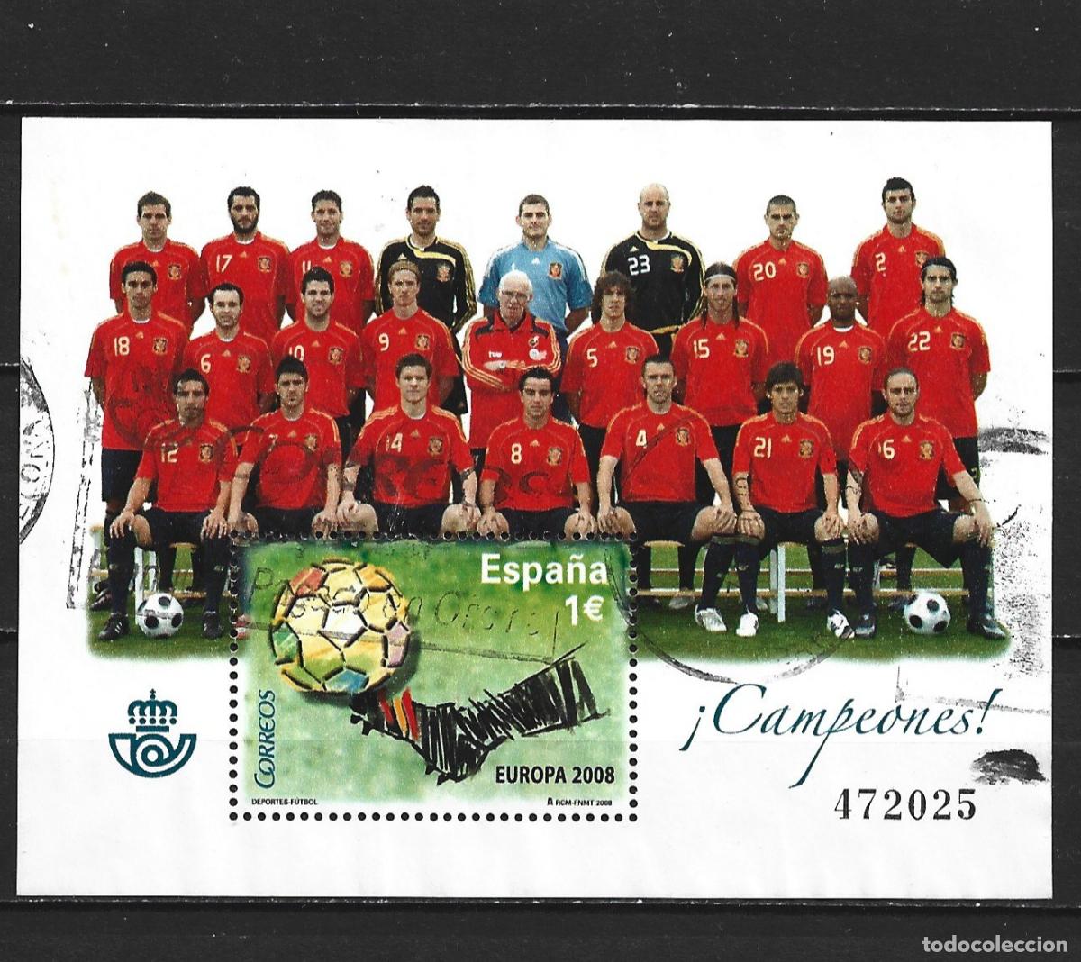 Sellos: ESPA&Ntilde;A HOJA BLOQUE EDIFIL NUM. 4429 USADA