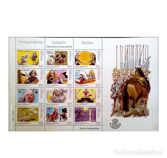 Sellos: Edifil 3912/23 3923 MP79 Minipliego Nuevo MNH Correspondencia Epistolar Escolar Espa&ntilde;a 2002