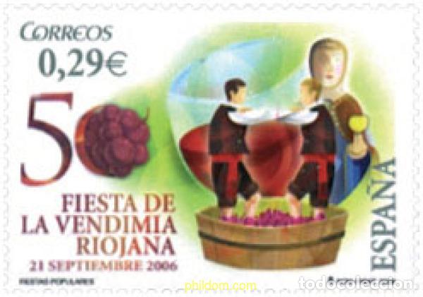 Sellos: 192398 MNH ESPA&Ntilde;A 2006 FIESTAS POPULARES