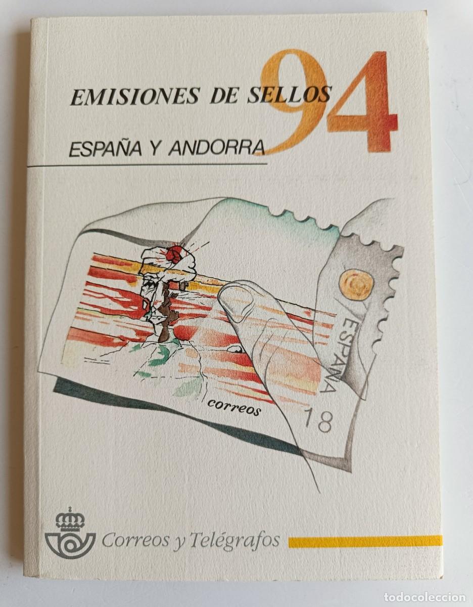 Sellos: A&Ntilde;O COMPLETO EMISIONES FILAT&Eacute;LICAS ESPA&Ntilde;A - ANDORRA 1994 NUEVOS SIN FIJASELLOS EN LIBRO DE CORREOS