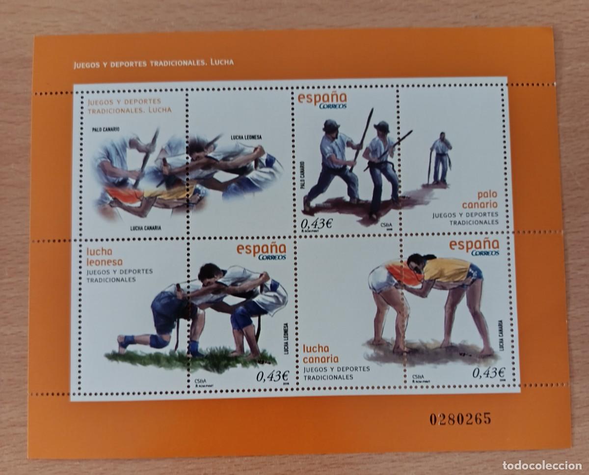 Sellos: Sellos Espa&ntilde;a 2008, Edifil 4426, juegos y deportes tradicionales.