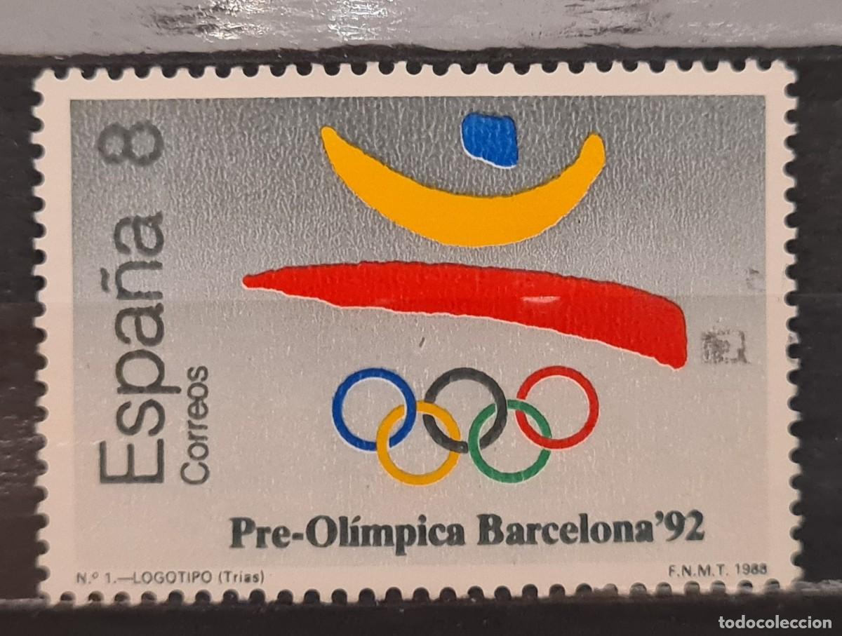 Selos: Sello usado de Espa&ntilde;a 1988: Serie pre-ol&iacute;mpica (Juegos de Barcelona de 1992)