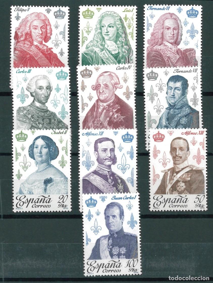 Sellos: Espa&ntilde;a 1978. Casa de Borb&oacute;n, Edifil 2496/05** MNH R57.2