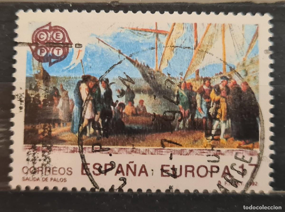 Francobolli: Sello usado de Espa&ntilde;a 1992: Europa