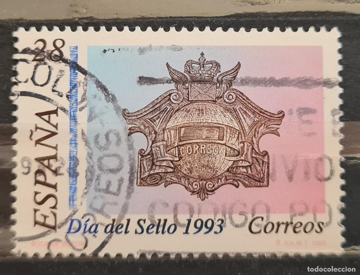 Stamps: Sello usado de Espa&ntilde;a 1993: D&iacute;a del sello
