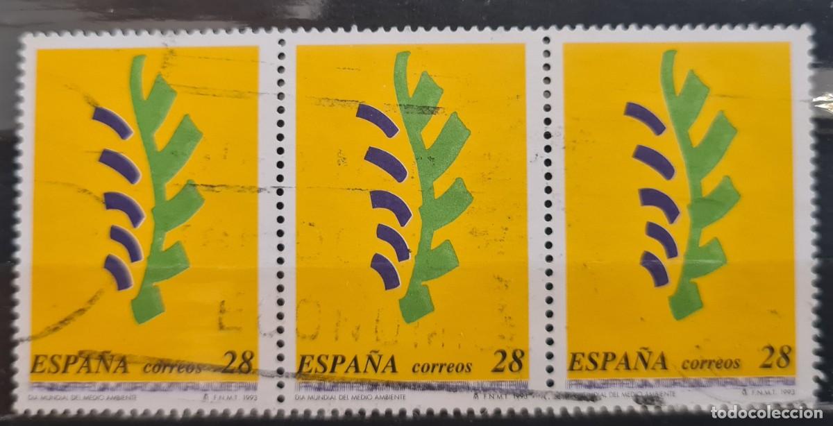 Francobolli: Sello usado de Espa&ntilde;a 1993: D&iacute;a Mundial del medio ambiente