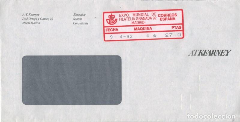 Sellos: EMS10409. HISTORIA POSTAL. Gran conjunto de 10 sobres circulados con franqueo adhesivo