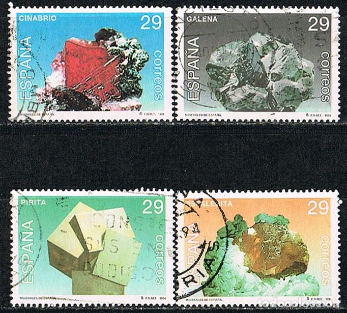 Sellos: Edifil N&ordm; 3283/6, Minerales, USADO serie completa