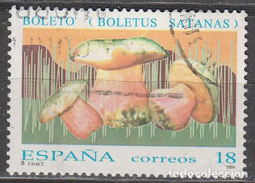 Sellos: Edifil 3279, setas: boletus satanas, usado