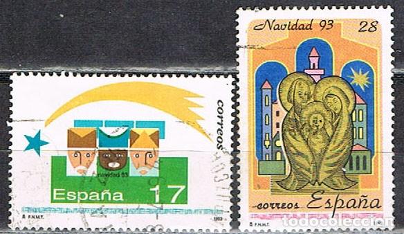 Sellos: EDIFIL N&ordm; 3273/4, Navidad 1993 usado, serie completa