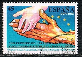 Sellos: EDIFIL 3272, A&Ntilde;O EUROPEO DE LAS PERSONAS MAYORES, usado