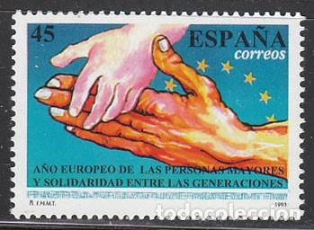 Sellos: EDIFIL 3272, A&Ntilde;O EUROPEO DE LAS PERSONAS MAYORES, NUEVO ***