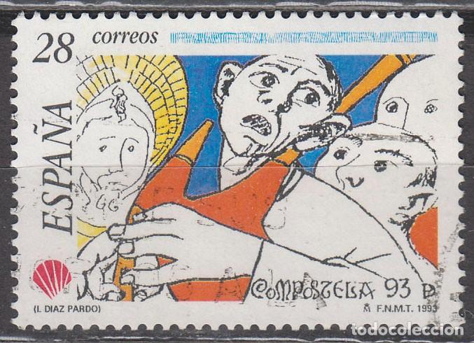 Sellos: Edifil 3256, Compostela'93, usado