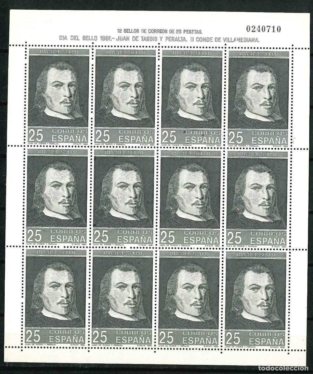 Sellos: Espa&ntilde;a 1991. Minipliegos 31. D&iacute;a del Sello. Edifil 3110** MNH- R71