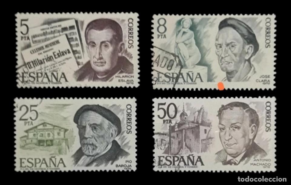 Sellos: ESPA&Ntilde;A 1978 Personajes. SERIE COMPLETA. USADO.