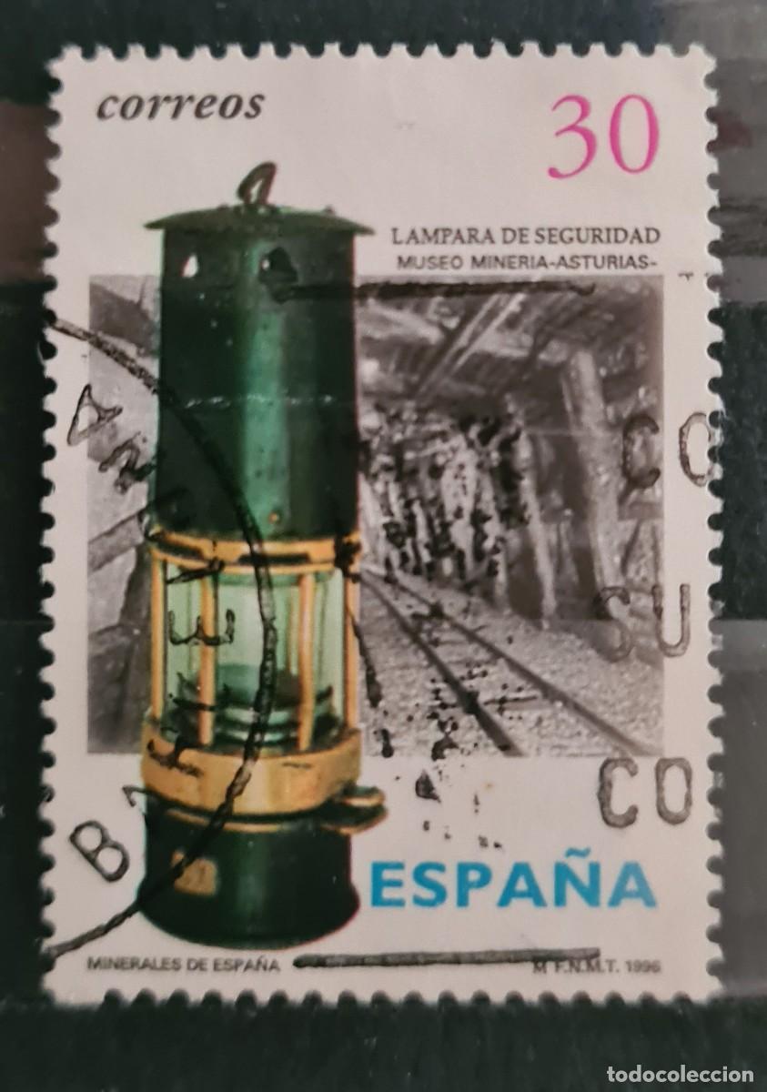 Sellos: Sello usado de Espa&ntilde;a 1996: minas