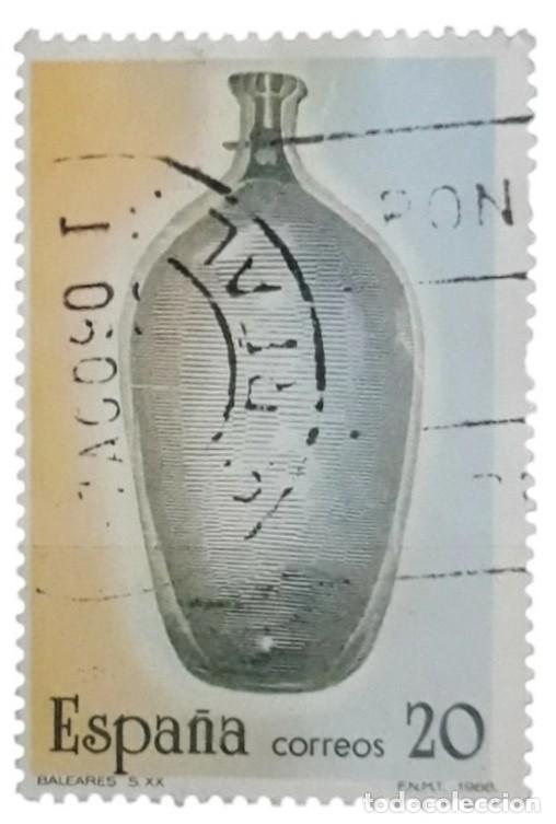 Sellos: ESPA&Ntilde;A 1988 Artesan&iacute;a espa&ntilde;ola - Vidrio. USADO.