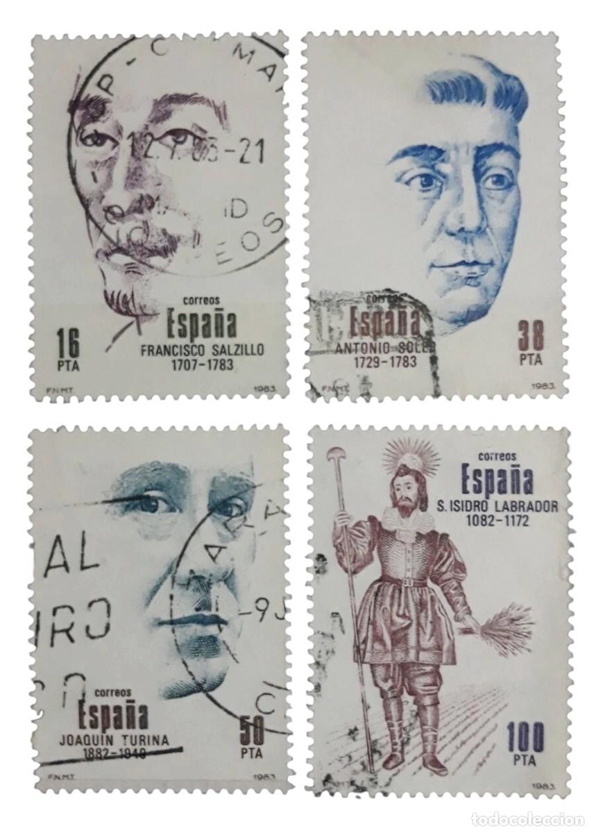 Sellos: ESPA&Ntilde;A 1983 Centenarios. SERIE COMPLETA. USADO.