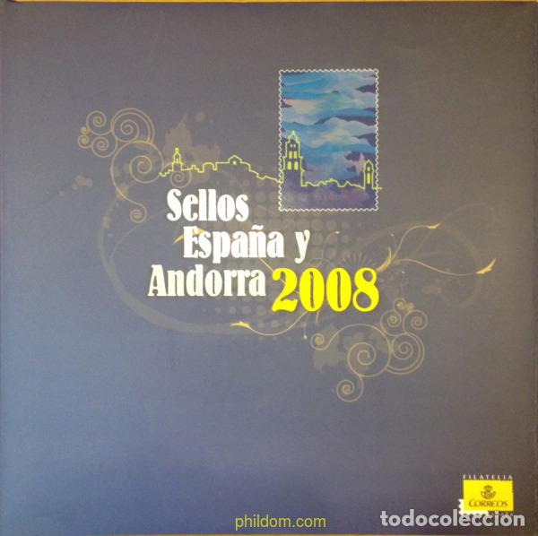 Sellos: 305182 MNH ESPA&Ntilde;A 2008 LIBRO ALBUM ANUAL DE CORREOS DE ESPA&Ntilde;A Y ANDORRA