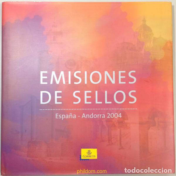 Sellos: 301969 MNH ESPA&Ntilde;A 2004 LIBRO ALBUM ANUAL DE CORREOS DE ESPA&Ntilde;A Y ANDORRA