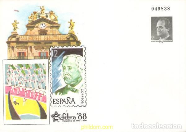 Sellos: 746837 MNH ESPA&Ntilde;A 1988 EXPOSICION FILATELICA NACIONAL - EXFILNA-88&ordm;