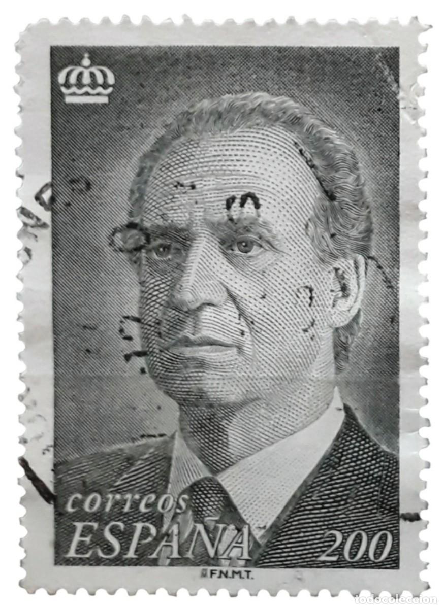 Sellos: ESPA&Ntilde;A 1996. EDIFIL 3462 - JUAN CARLOS 200 PTS. USADO.