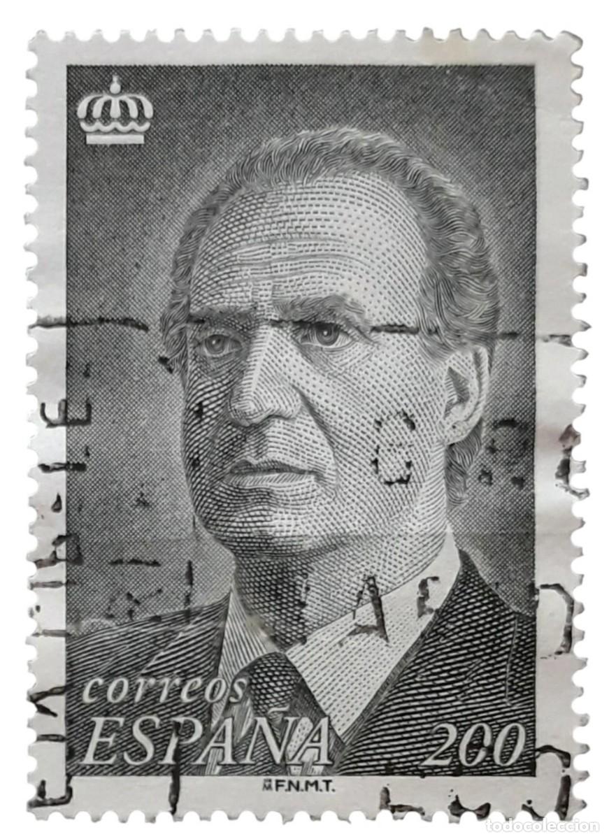 Sellos: ESPA&Ntilde;A 1996. EDIFIL 3462 - JUAN CARLOS 200 PTS. USADO.
