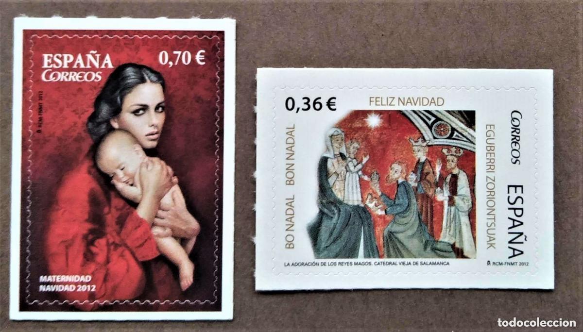 Sellos: ESPA&Ntilde;A 2012 - NAVIDAD - EDIFIL N&ordm; 4755/4756**