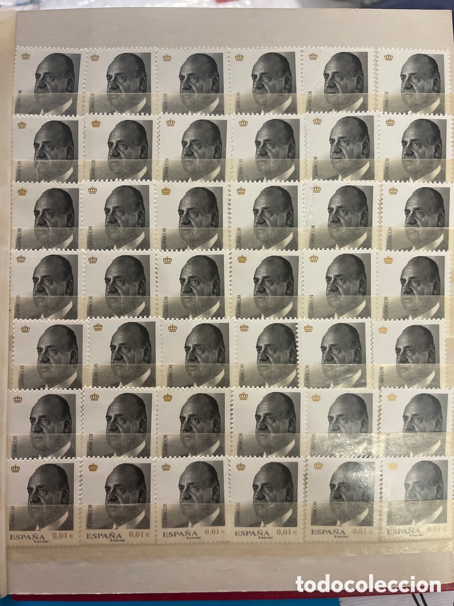 Sellos: Lote de 42 sellos Juan Carlos I