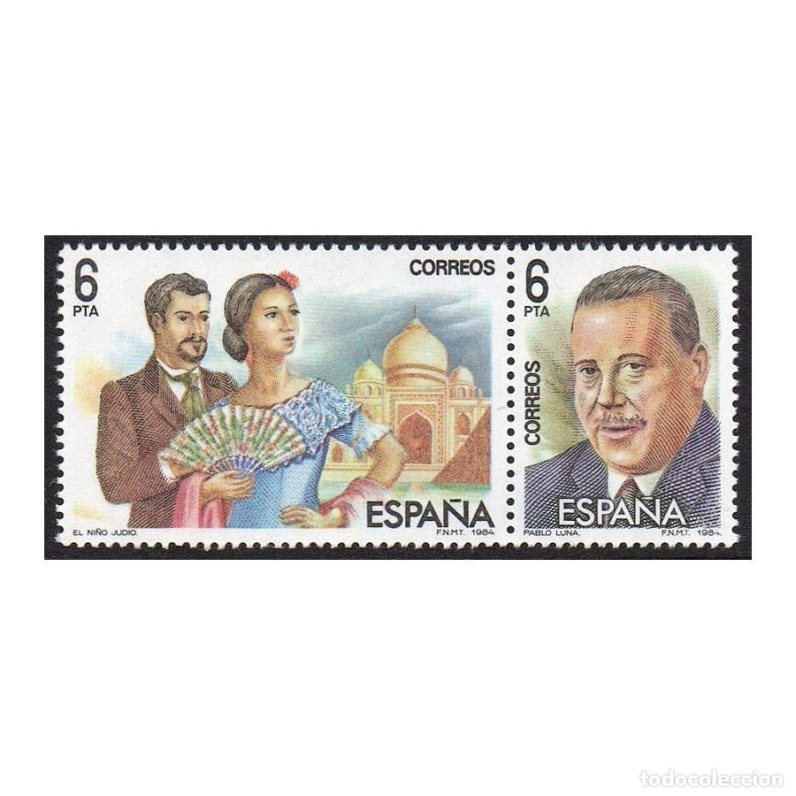 Sellos: Espa&ntilde;a 1984 [SLL] Maestros de la Zarzuela. Pablo Luna (MNH)