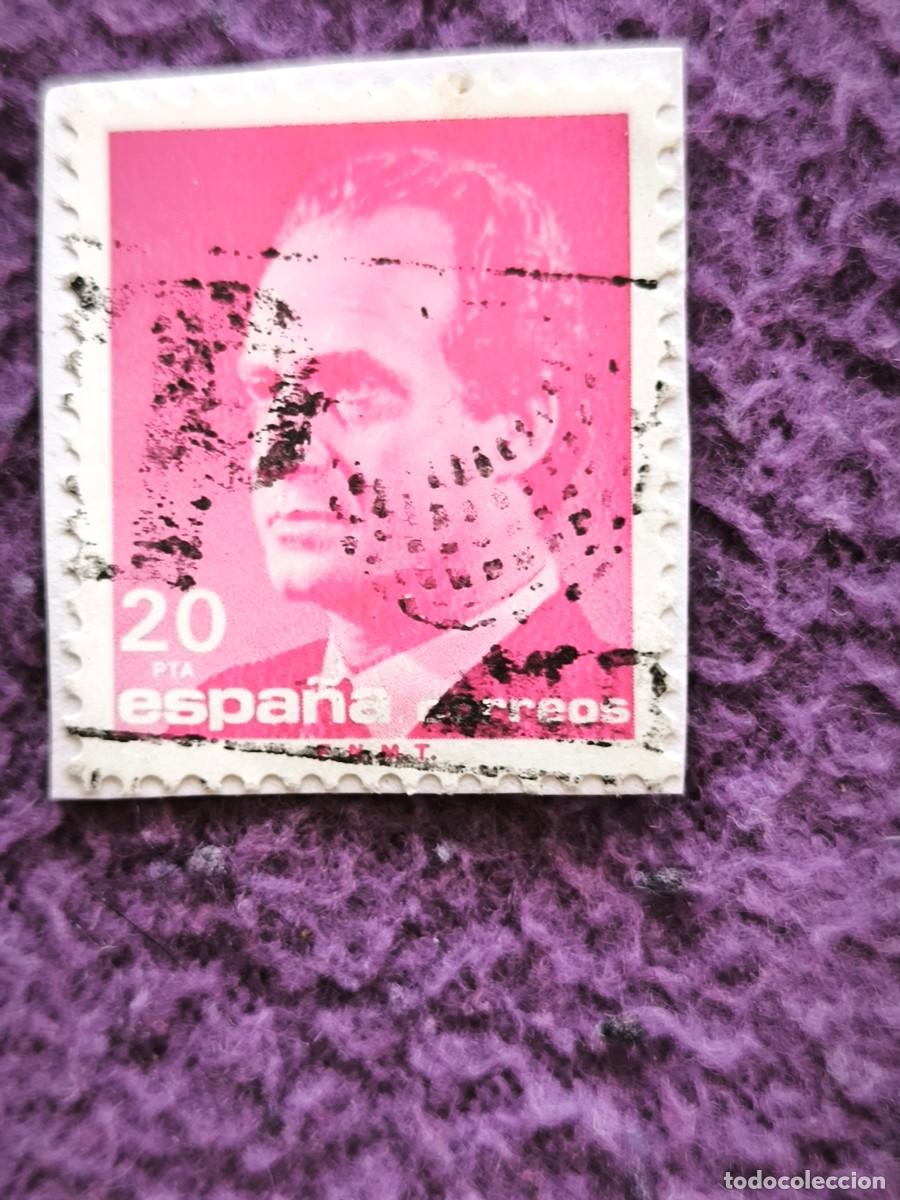 Sellos: Sello Espa&ntilde;a 20 Pesetas Rey Juan Carlos I Cl&aacute;sico Filatelia Coleccionismo