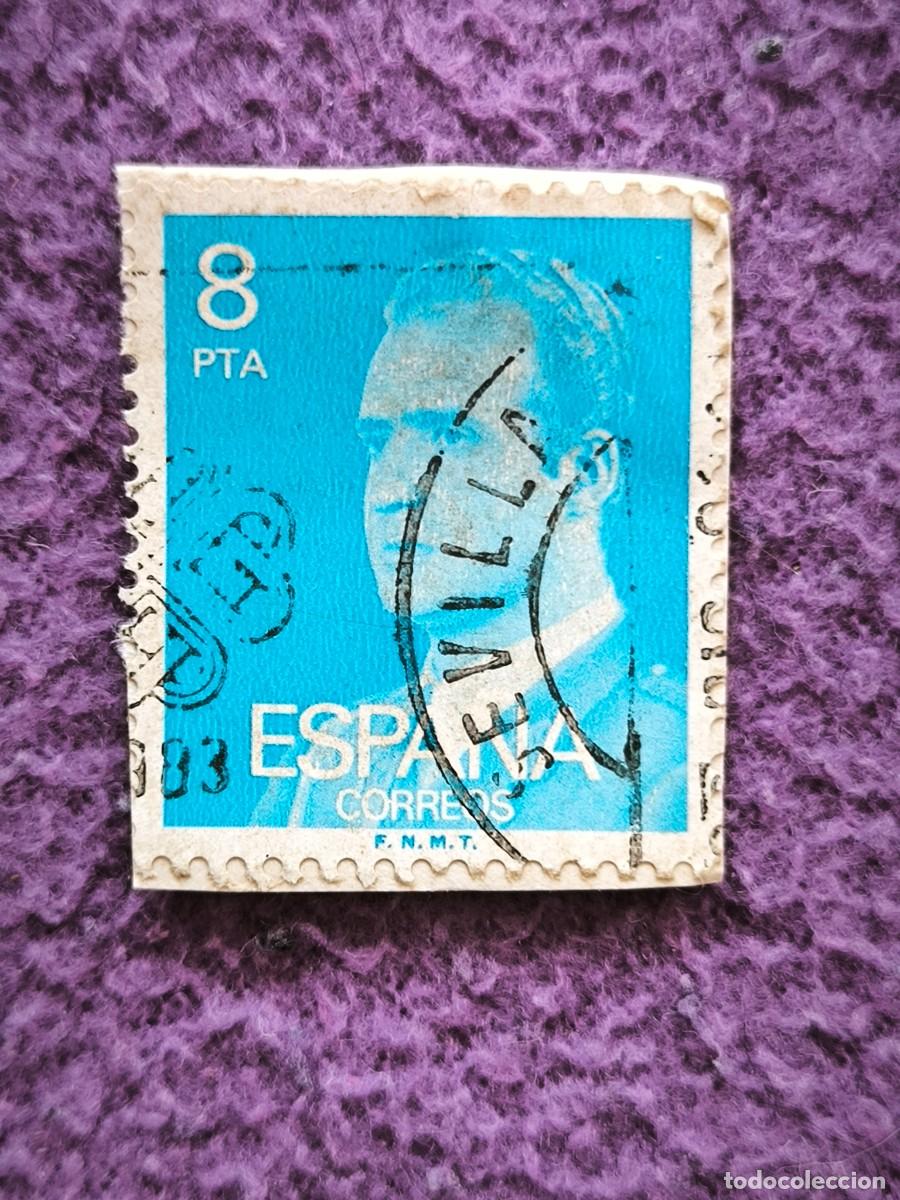 Sellos: Sello Espa&ntilde;a 8 Pesetas Rey Juan Carlos I Cl&aacute;sico Filatelia Coleccionismo