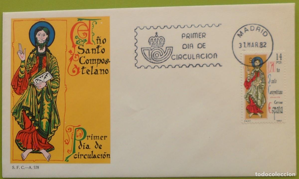 Timbres: 1982-ESPA&Ntilde;A-SPD-VER FOTO-N&ordm;2649A&Ntilde;O SANTO COMPOSTELANO